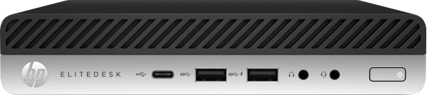 HP EliteDesk 705 35W G4 AMD PRO A10 A10-9700E 8 GB DDR4-SDRAM 500 GB HDD Windows 10 Pro Mini PC Black