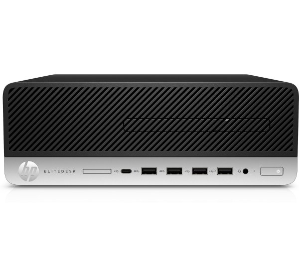 HP EliteDesk 705 G4 AMD Ryzen™ 5 2400G 8 GB DDR4-SDRAM 500 GB HDD Windows 10 Pro SFF PC Black, Silver