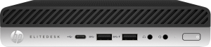 HP EliteDesk 800 G3 Intel® Core™ i7 i7-7700 16 GB DDR4-SDRAM 256 GB SSD Windows 10 Pro Desktop Mini PC Black, Silver