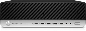 HP EliteDesk 800 G4 Intel® Core™ i7 i7-8700 16 GB DDR4-SDRAM 512 GB SSD Windows 10 Pro SFF PC Black, Silver