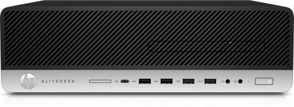 HP EliteDesk 800 G4 Intel® Core™ i7 i7-8700 8 GB DDR4-SDRAM 256 GB SSD Windows 10 Pro SFF PC Black, Silver