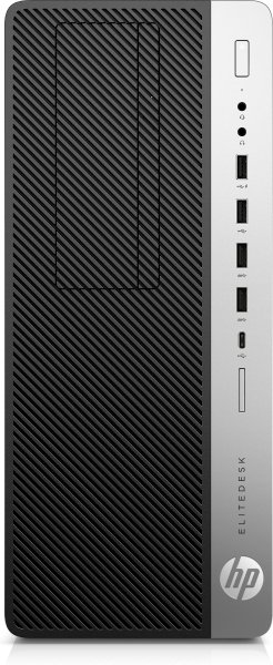 HP EliteDesk 800 G4 Intel® Core™ i7 i7-8700 16 GB DDR4-SDRAM 256 GB SSD Windows 10 Pro Tower PC Black, Silver
