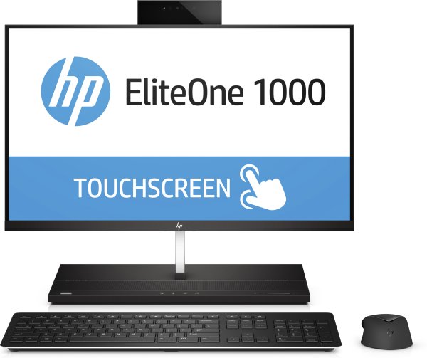 HP EliteOne 1000 G2 Intel® Core™ i5 i5-8500 60.5 cm (23.8") 1920 x 1080 pixels Touchscreen All-in-One PC 8 GB DDR4-SDRAM 256 GB SSD Windows 10 Pro Wi-Fi 5 (802.11ac) Black