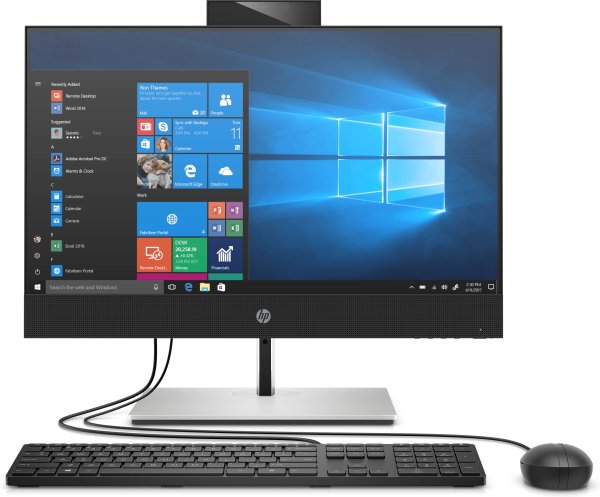 HP ProOne 440 G6 Intel® Core™ i7 i7-10700T 60.5 cm (23.8") 1920 x 1080 pixels All-in-One PC 16 GB DDR4-SDRAM 512 GB SSD Windows 10 Pro Wi-Fi 6 (802.11ax) Black, Silver