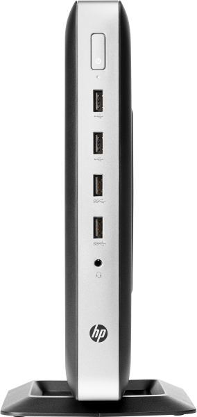 HP t630 2 GHz Windows 10 IoT Enterprise 1.52 kg Silver, Black GX-420GI