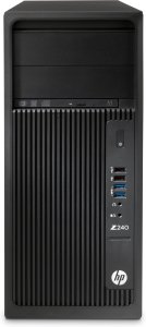 HP Z240 Intel® Xeon® E3 Family E3-1245V6 8 GB DDR4-SDRAM 256 GB SSD Windows 10 Pro Tower Workstation Black