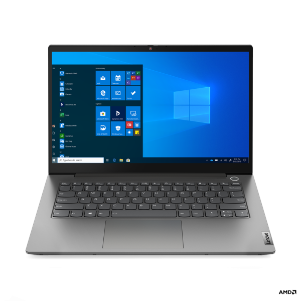 Lenovo ThinkBook 14 AMD Ryzen™ 3 4300U Laptop 35.6 cm (14") Full HD 8 GB DDR4-SDRAM 256 GB SSD Wi-Fi 6 (802.11ax) Windows 10 Pro Grey