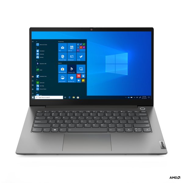 Lenovo ThinkBook 14 AMD Ryzen™ 7 5700U Laptop 35.6 cm (14") Full HD 16 GB DDR4-SDRAM 512 GB SSD Wi-Fi 6 (802.11ax) Windows 10 Pro Grey