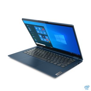 Lenovo ThinkBook 14s Yoga Intel® Core™ i5 i5-1135G7 Hybrid (2-in-1) 35.6 cm (14″) Touchscreen Full HD 8 GB DDR4-SDRAM 256 GB SSD Wi-Fi 6 (802.11ax) Windows 10 Pro Blue