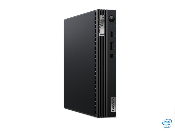 Lenovo ThinkCentre M70q Intel® Core™ i3 i3-10100T 8 GB DDR4-SDRAM 128 GB SSD Windows 10 Pro Mini PC Black