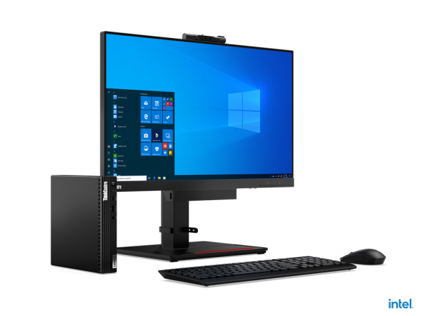 Lenovo ThinkCentre M70q Gen 2 Intel® Core™ i3 i3-10105T 8 GB DDR4-SDRAM 256 GB SSD Windows 11 Pro Mini PC Black