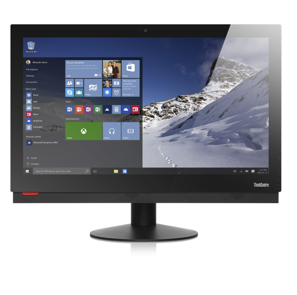 Lenovo ThinkCentre M900Z Intel® Core™ i7 i7-6700 60.5 cm (23.8") 1920 x 1080 pixels Touchscreen All-in-One PC 8 GB DDR4-SDRAM 256 GB SSD Windows 10 Pro Wi-Fi 5 (802.11ac) Black