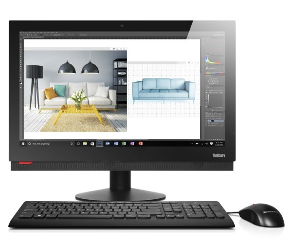 Lenovo ThinkCentre M910z Intel® Core™ i5 i5-7500 60.5 cm (23.8") 1920 x 1080 pixels Touchscreen All-in-One PC 8 GB DDR4-SDRAM 256 GB SSD Windows 10 Pro Wi-Fi 5 (802.11ac) Black
