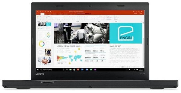 Lenovo ThinkPad L470 Intel® Core™ i5 i5-7200U Laptop 35.6 cm (14") 4 GB DDR4-SDRAM 128 GB SSD Windows 10 Pro Black