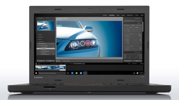 Lenovo ThinkPad T460p Intel® Core™ i7 i7-6700HQ Laptop 35.6 cm (14") Full HD 8 GB DDR4-SDRAM 256 GB SSD NVIDIA® GeForce® 940MX Windows 7 Professional Black