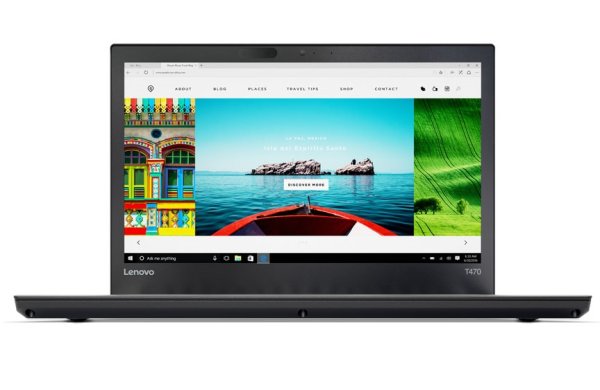 Lenovo ThinkPad T470 Intel® Core™ i7 i7-7500U Laptop 35.6 cm (14") Full HD 8 GB DDR4-SDRAM 256 GB SSD Wi-Fi 5 (802.11ac) Windows 10 Pro Black