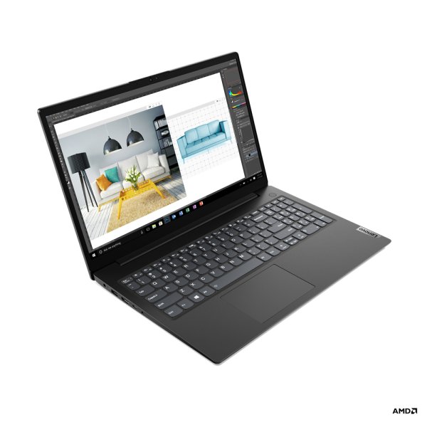 Lenovo V15 G2 ALC AMD Ryzen™ 7 5700U Laptop 39.6 cm (15.6") Full HD 8 GB DDR4-SDRAM 256 GB SSD Wi-Fi 5 (802.11ac) Windows 10 Home English Black