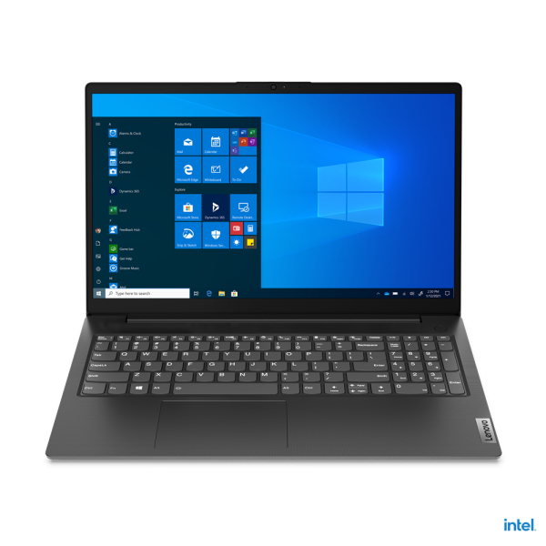 Lenovo V15 G2 IJL Intel® Pentium® Silver N6000 Laptop 39.6 cm (15.6") Full HD 8 GB DDR4-SDRAM 256 GB SSD Wi-Fi 5 (802.11ac) Windows 11 Home Black