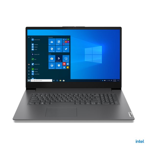 Lenovo V17 G2 ITL Intel® Core™ i7 i7-1165G7 Laptop 43.9 cm (17.3") Full HD 8 GB DDR4-SDRAM 512 GB SSD NVIDIA GeForce MX350 Wi-Fi 6 (802.11ax) Windows 10 Pro UK English Grey