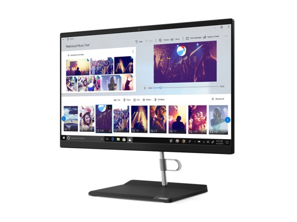 Lenovo V30a Intel® Core™ i5 i5-1035G1 54.6 cm (21.5") 1920 x 1080 pixels All-in-One PC 8 GB DDR4-SDRAM 256 GB SSD Windows 10 Home Wi-Fi 5 (802.11ac) Black