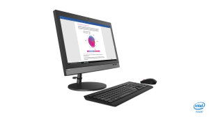 Lenovo V330 Intel® Core™ i5 i5-8400 49.5 cm (19.5″) 1600 x 900 pixels All-in-One PC 8 GB DDR4-SDRAM 256 GB SSD Windows 10 Pro Wi-Fi 5 (802.11ac) Black