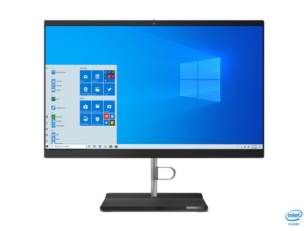Lenovo V50a Intel® Core™ i5 i5-10400T 54.6 cm (21.5") 1920 x 1080 pixels All-in-One PC 8 GB DDR4-SDRAM 256 GB SSD Windows 10 Pro Wi-Fi 5 (802.11ac) Black
