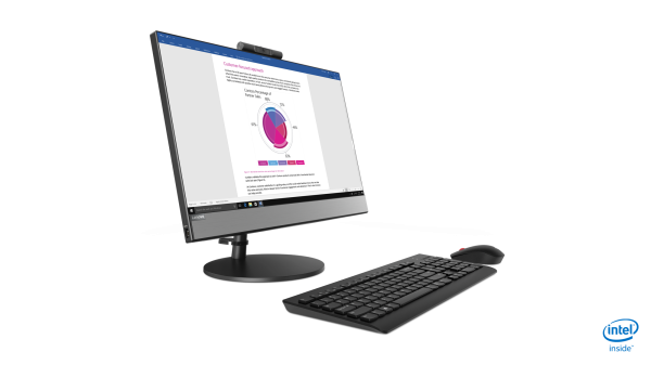 Lenovo V530 Intel® Core™ i5 i5-9400T 54.6 cm (21.5") 1920 x 1080 pixels Touchscreen All-in-One PC 8 GB DDR4-SDRAM 1 TB HDD Windows 10 Pro Wi-Fi 5 (802.11ac) Black