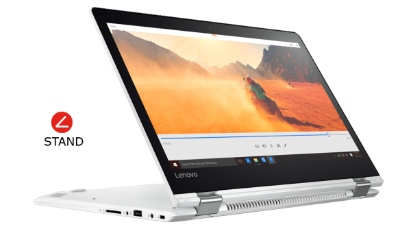 Lenovo Yoga 510 Intel® Core™ i3 i3-6006U Hybrid (2-in-1) 35.6 cm (14") Touchscreen 4 GB DDR4-SDRAM 1 TB HDD AMD Radeon R5 M430 Windows 10 Home White
