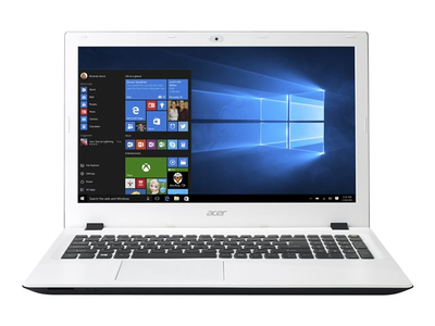 Acer Aspire E E5-573 Intel® Pentium® 3556U Laptop 39.6 cm (15.6") HD 8 GB DDR3L-SDRAM 1 TB HDD Windows 10 Home Black, White