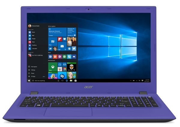 Acer Aspire E E5-573-31FJ Intel® Core™ i3 i3-4005U Laptop 39.6 cm (15.6") 8 GB DDR3L-SDRAM 1 TB HDD Windows 10 Home Black, Purple