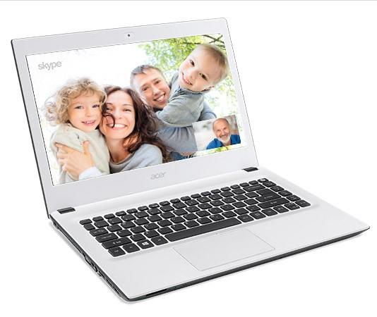 Acer Aspire E E5-573 Intel® Core™ i3 i3-5005U Laptop 39.6 cm (15.6") 8 GB DDR3L-SDRAM 1 TB HDD Windows 10 Home Black, White