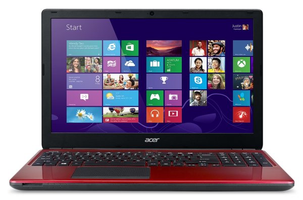 Acer Aspire 570-33214G1TMnrr Intel® Core™ i3 i3-3217U Laptop 39.6 cm (15.6") HD 4 GB DDR3-SDRAM 1 TB HDD Windows 8.1 Red