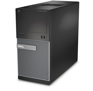 DELL OptiPlex 3020 Intel® Core™ i5 i5-4570 4 GB DDR3-SDRAM 500 GB HDD Windows 7 Professional Mini Tower PC Black, Silver