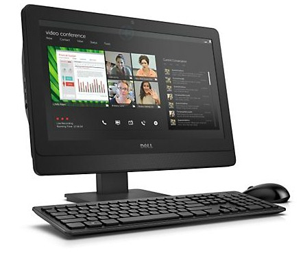 DELL OptiPlex 3030 Intel Pentium G G3250 49.5 cm (19.5") 1600 x 900 pixels All-in-One PC 4 GB DDR3-SDRAM 500 GB HDD Windows 7 Professional Black