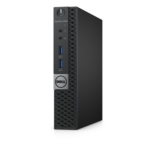 DELL OptiPlex 3040 Intel® Core™ i3 i3-6100T 4 GB DDR3L-SDRAM 500 GB HDD Windows 10 Pro Mini PC Black