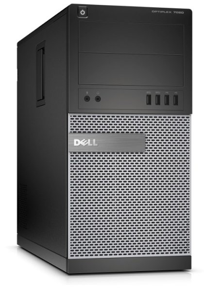 DELL OptiPlex 7020 Intel® Core™ i5 i5-4590 8 GB DDR3-SDRAM 128 GB SSD Windows 7 Professional Mini Tower PC Black, Silver