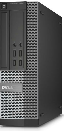 DELL OptiPlex 7020 Intel® Core™ i7 i7-4790 8 GB DDR3-SDRAM 500 GB HDD Windows 7 Professional SFF PC Black, Grey