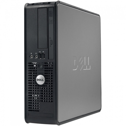 DELL OptiPlex 760 Intel® Core™2 Duo E6850 2 GB DDR2-SDRAM 80 GB HDD Windows Vista Business SFF PC Black