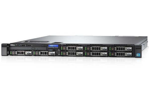 DELL PowerEdge R430 server 600 GB Rack (1U) Intel Xeon E5 v3 E5-2630V3 2.4 GHz 8 GB DDR4-SDRAM 550 W