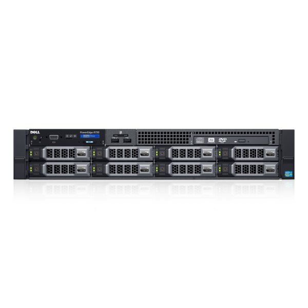 PowerEdge R730 - Chassis 8*2.5", Intel Xeon E5-2640 v4 (25M Cache, 2.40 GHz), 64GB 1866MH/s RDIMM, 2x 300GB, DVD, Broadcom 5720, PERC H730, iDRAC8 Ent, Redundant 750W