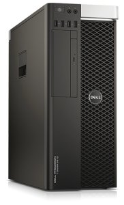 Precision T5810 - Intel Xeon E5-1620v3 (3.50 GHz, 10MB), 16GB (4x4GB) 2133MHz DDR4 ECC RDIMM, 500GB SATA 7.2k HDD, DVD±RW, Windows 7 Professional 64-bit/Windows 8.1 Pro