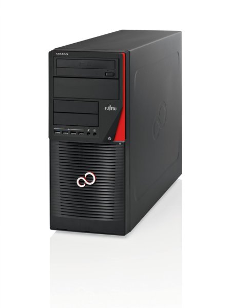 Fujitsu CELSIUS W530 Intel® Xeon® E3 V3 Family E3-1271V3 8 GB DDR3-SDRAM 1.12 TB HDD+SSD NVIDIA® Quadro® K2200 Windows 7 Professional Tower Workstation Black