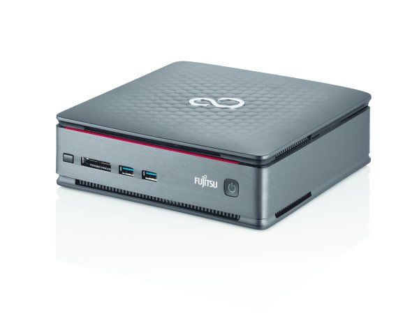 Fujitsu ESPRIMO Q520 Intel® Core™ i5 i5-4570T 4 GB DDR3-SDRAM 500 GB HDD Windows 7 Professional SFF Mini PC Black, Grey