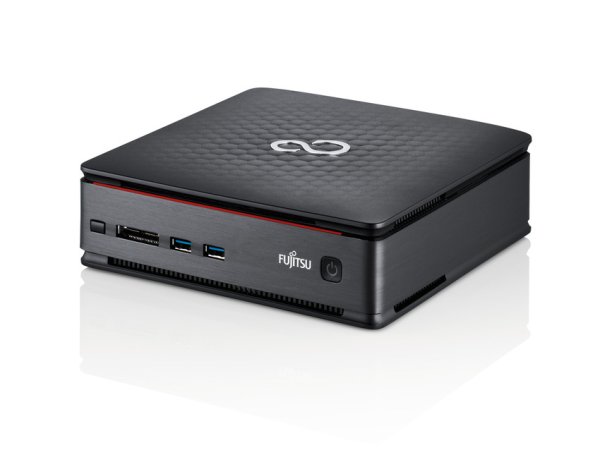 Fujitsu ESPRIMO Q520 Intel® Core™ i3 i3-4170T 4 GB DDR3-SDRAM 500 GB HDD Windows 7 Professional Mini PC Black