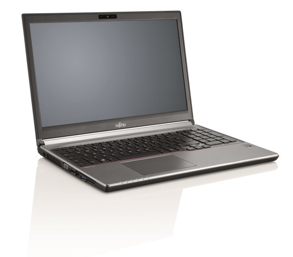 Fujitsu LIFEBOOK E754 Intel® Core™ i5 i5-4200M Laptop 39.6 cm (15.6") HD 4 GB DDR3L-SDRAM 500 GB Hybrid-HDD Windows 7 Professional Black, Silver