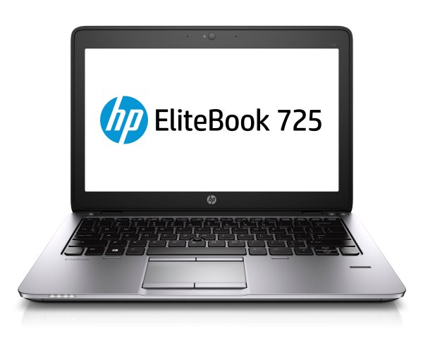 HP EliteBook 725 G2 AMD A10 A10-7350B Laptop 31.8 cm (12.5") HD 8 GB DDR3L-SDRAM 256 GB SSD Wi-Fi 4 (802.11n) Windows 7 Professional Black, Silver