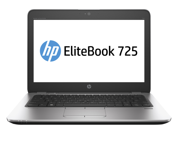 HP EliteBook 725 G3 AMD PRO A12 PRO A12-8800B Laptop 31.8 cm (12.5") Full HD 8 GB DDR3L-SDRAM 256 GB SSD Wi-Fi 5 (802.11ac) Windows 7 Professional Black, Grey
