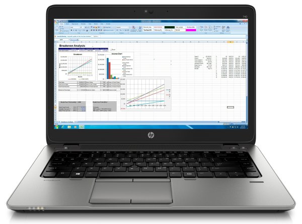 HP EliteBook 740 G2 Intel® Core™ i5 i5-5200U Laptop 35.6 cm (14") HD+ 4 GB DDR3L-SDRAM 532 GB HDD+SSD Windows 7 Professional Silver