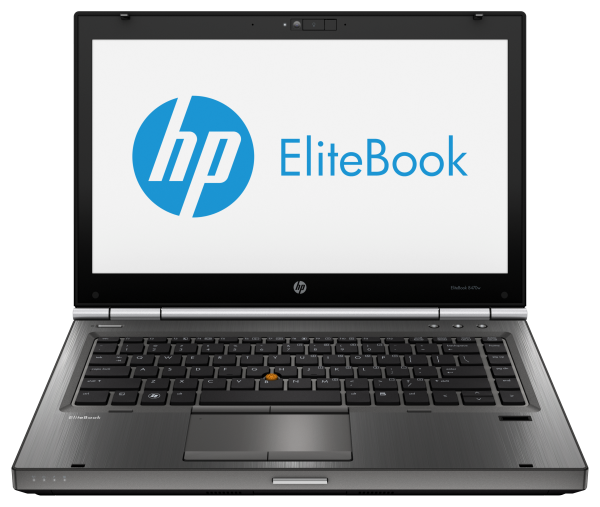 HP EliteBook 8470w Intel® Core™ i7 i7-3630QM Laptop 35.6 cm (14") HD+ 8 GB DDR3-SDRAM 256 GB SSD AMD FirePro M2000 Windows 7 Professional Charcoal