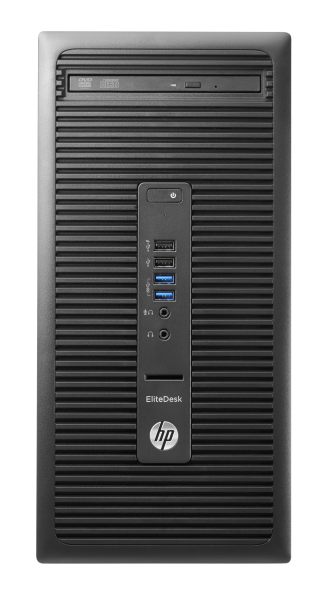 HP EliteDesk 705 G2 AMD PRO A10 PRO A10-8750B 8 GB DDR3L-SDRAM 128 GB SSD Windows 7 Professional Desktop PC Black